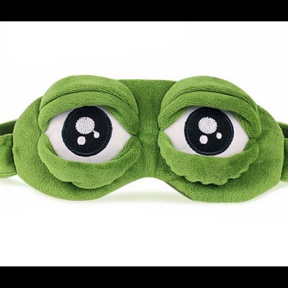 3D Crazy Eyes Frog Sleep Mask - Picture 1 of 5